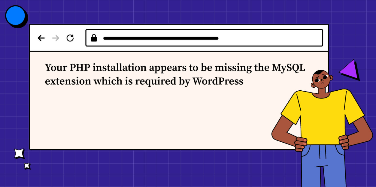 your php installation appears to be missing the mysqli extension which is required by wordpress.